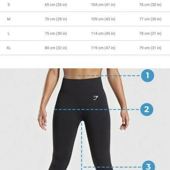 Gymshark NWT Legacy Fitness Leggings Medium - Picture 9 of 9